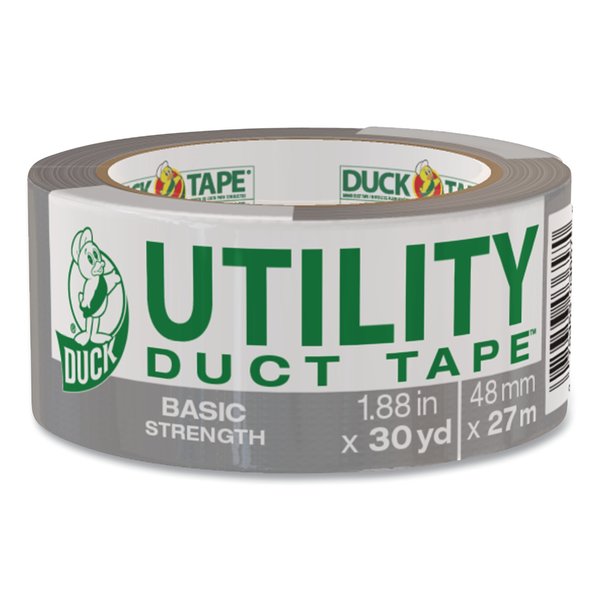 Duck Brand Basic Strength Duct Tape, 3" Core, 1.88" x 30 yds, Silver 1154019
